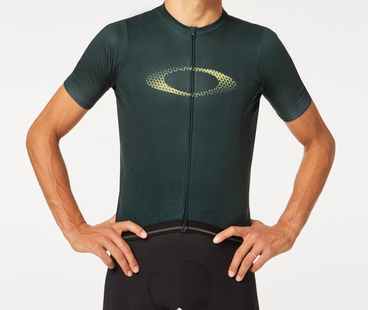Oakley Endurance Packable Cycling Jersey – Short Sleeve – Size: Small – Green