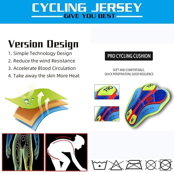 Long Sleeve Cycling Set Men Mountain Bike Clothing Breathable Bicycle Jerseys