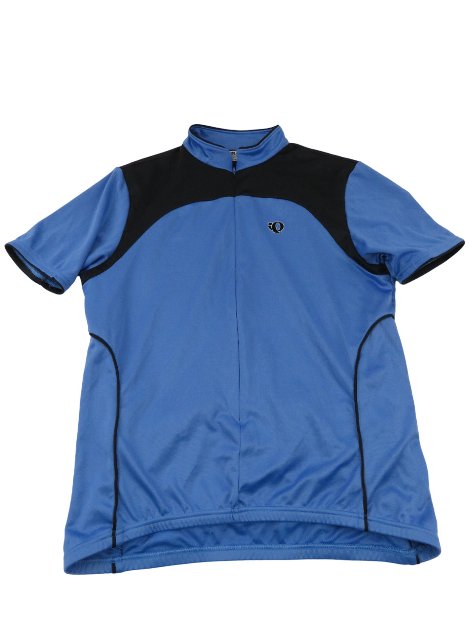 Vintage Pearl Izumi Womens Cycling Jersey Large Bike Logo Short Sleeve Blue