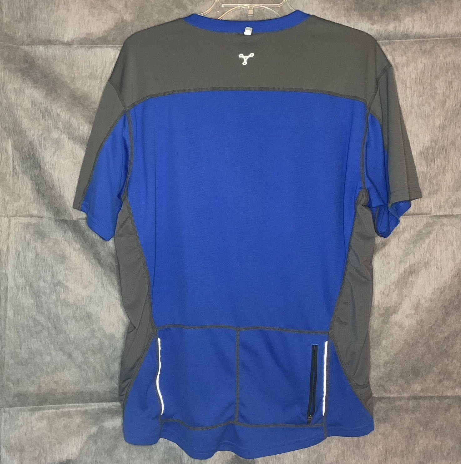 Trayl Cycling Jersey Adult Large Short Sleeve 1/2 Zip Shirt Mens Biking 1 Pocket