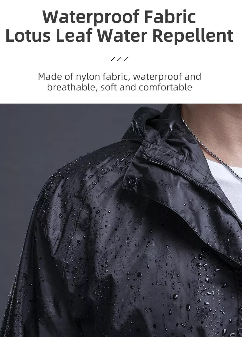 ROCKBROS Cycling Jacket Sets Bike Raincoat Rain Pant Waterproof Jersey Pant Suit
