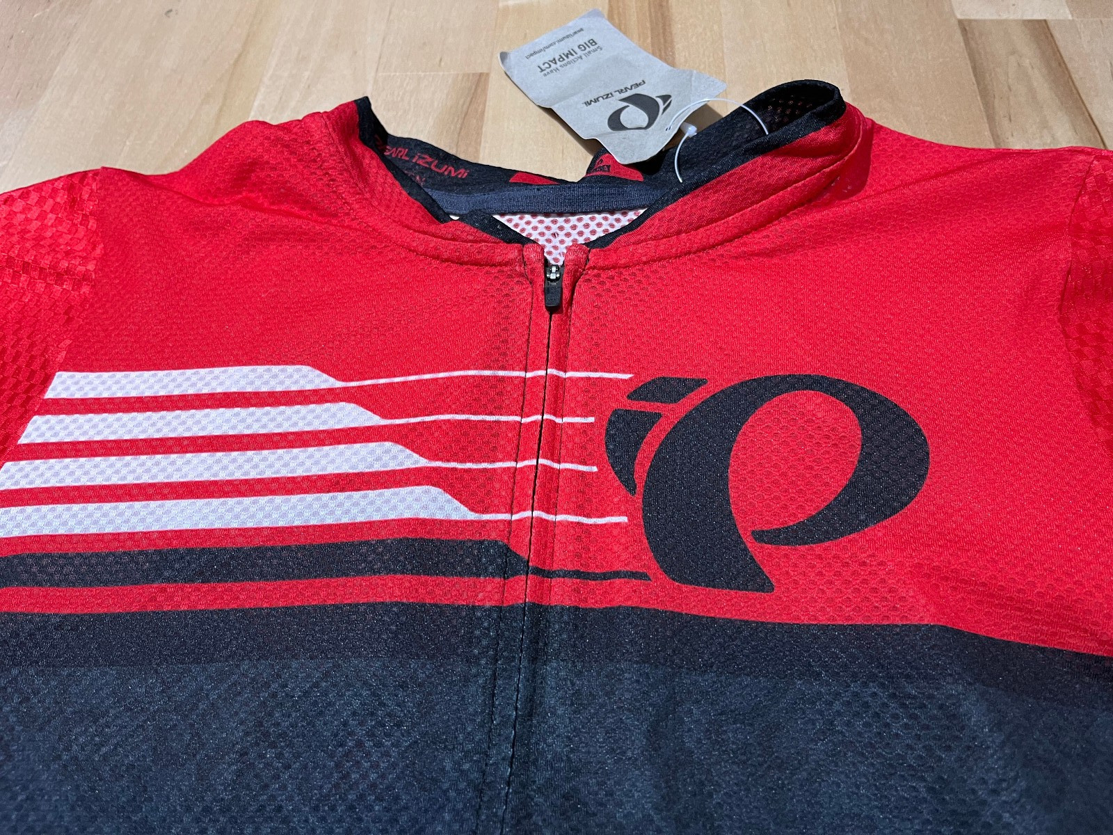 PEARL IZUMI Pro Mesh Jersey Red/Black Short Sleeve Zip Cycling Jersey Women’s XL