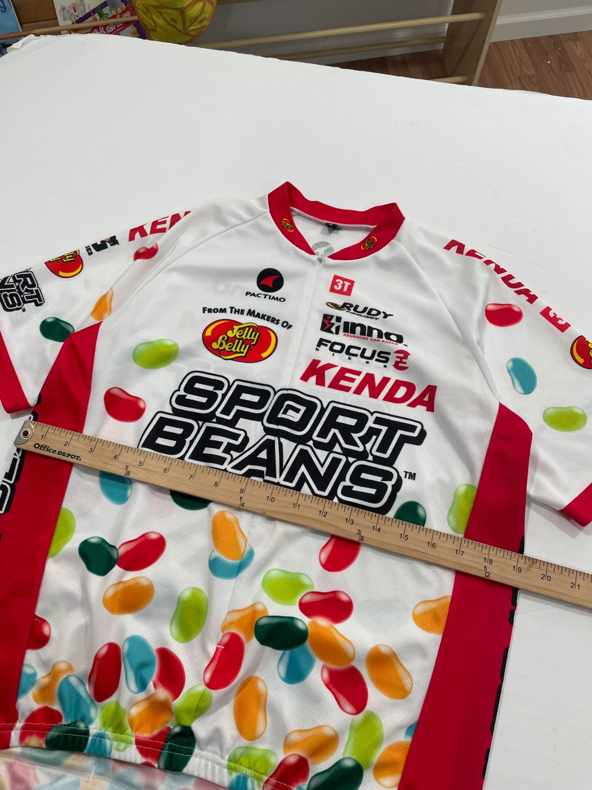 Pactimo Jelly Belly Pro Cycling Team Sport Beans Men’s Size Medium