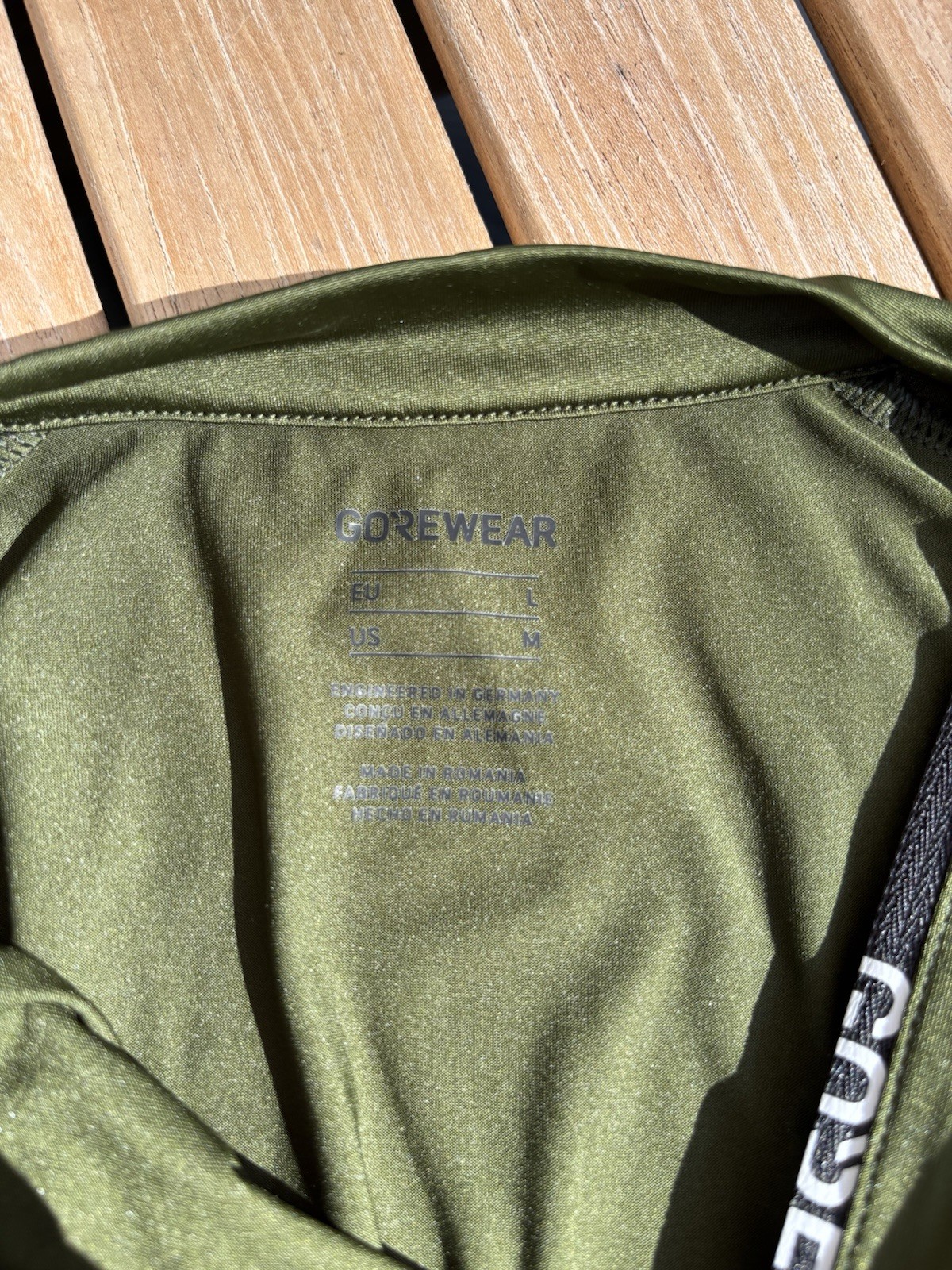 Gore wear Spinshift Long Sleeve Cycling Jersey – Men’s US Medium – Utility Green