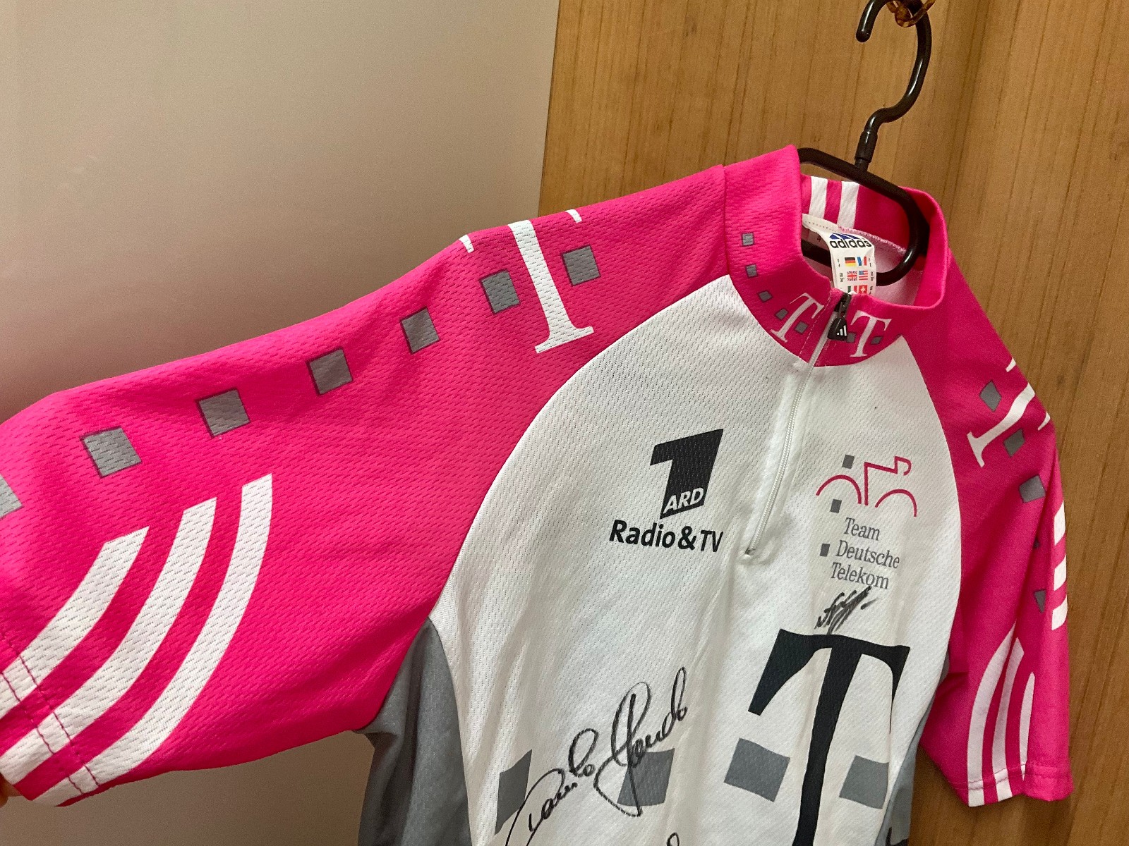 NOS TEAM TELEKOM T-MOBILE Adidas TT Jersey Shirt D2/168/46 Orig 7x Signature
