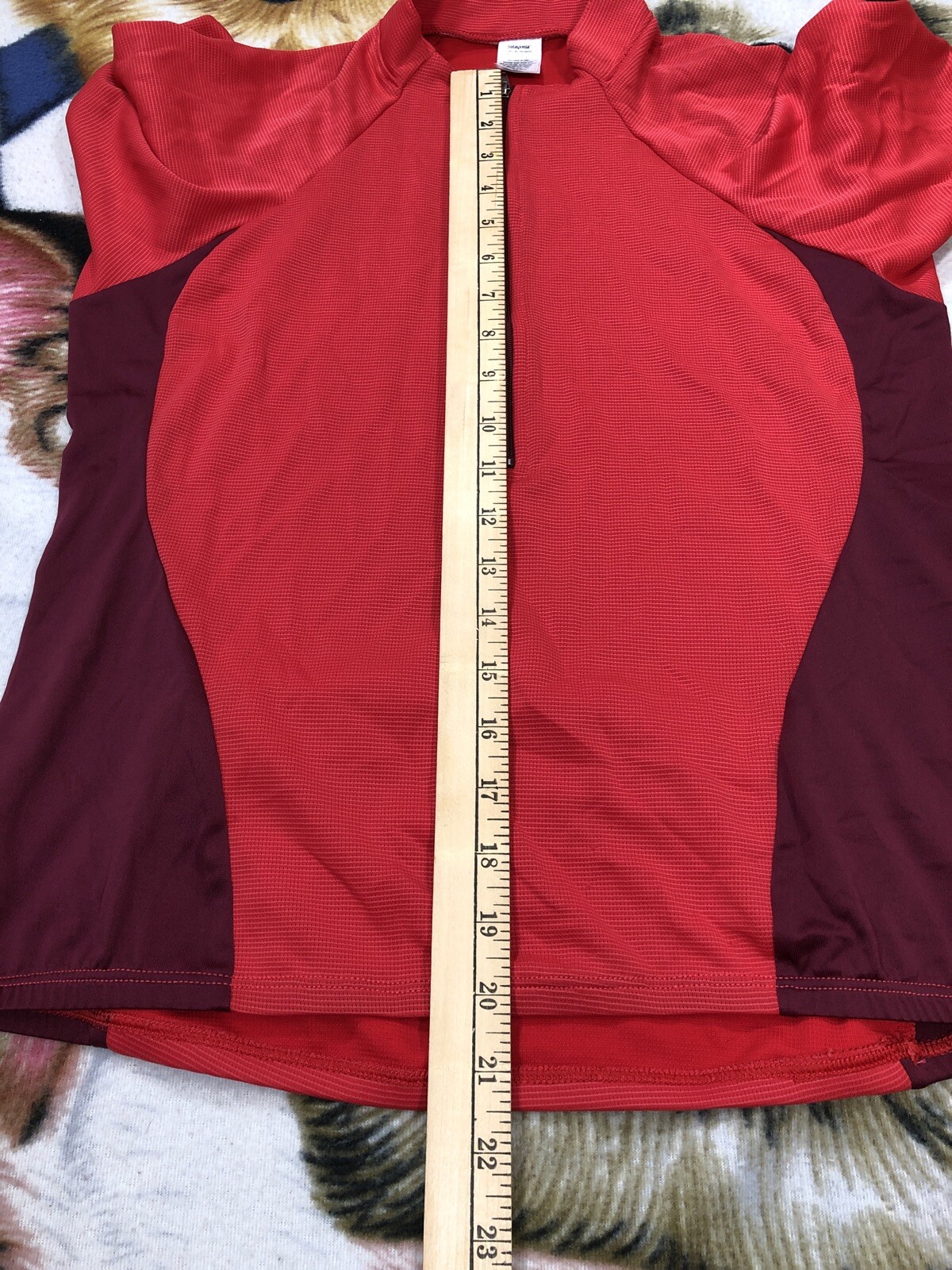 Patagonia Performance 1/2 Zip Short Sleeve Cycling Jersey (Womens Medium)