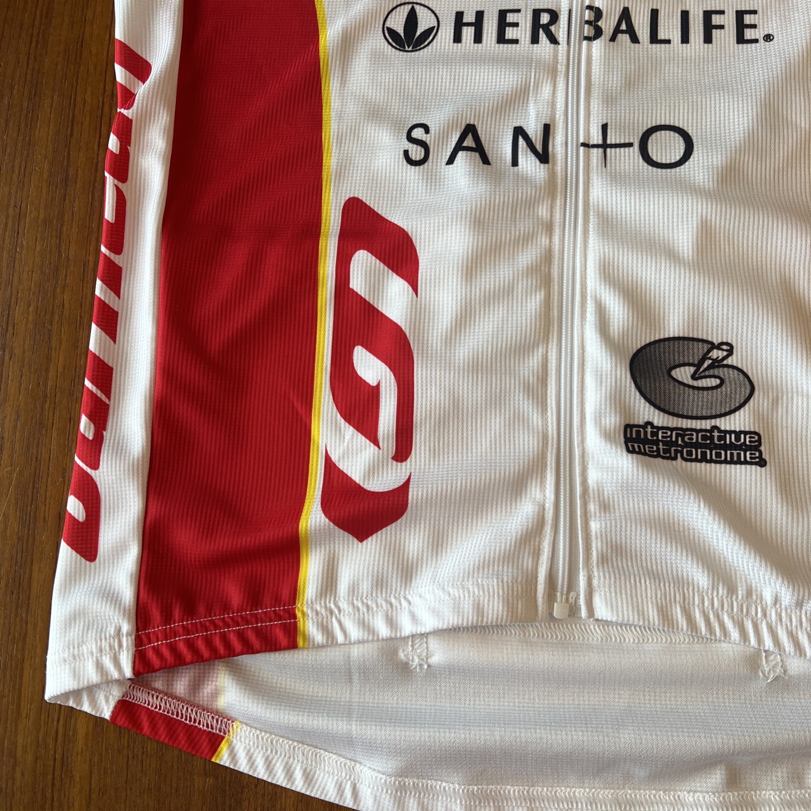 LOUIS GARNEAU Toshiba Cycling Jersey Size M Full Zip New