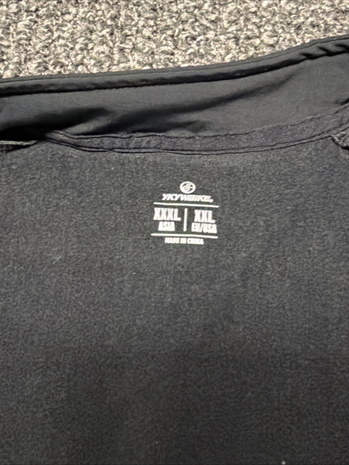 YKYWBIKE Winter Thermal Fleece Cycling Jersey Size 3XL XXXL