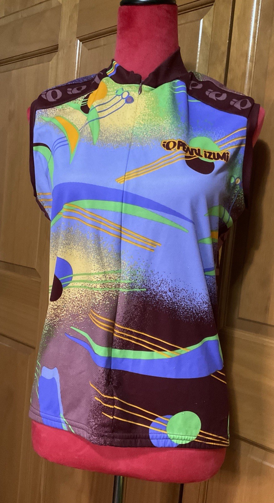 Pearl Izumi Sleeveless Geometric Print Cycling Jersey Women’s Size Medium