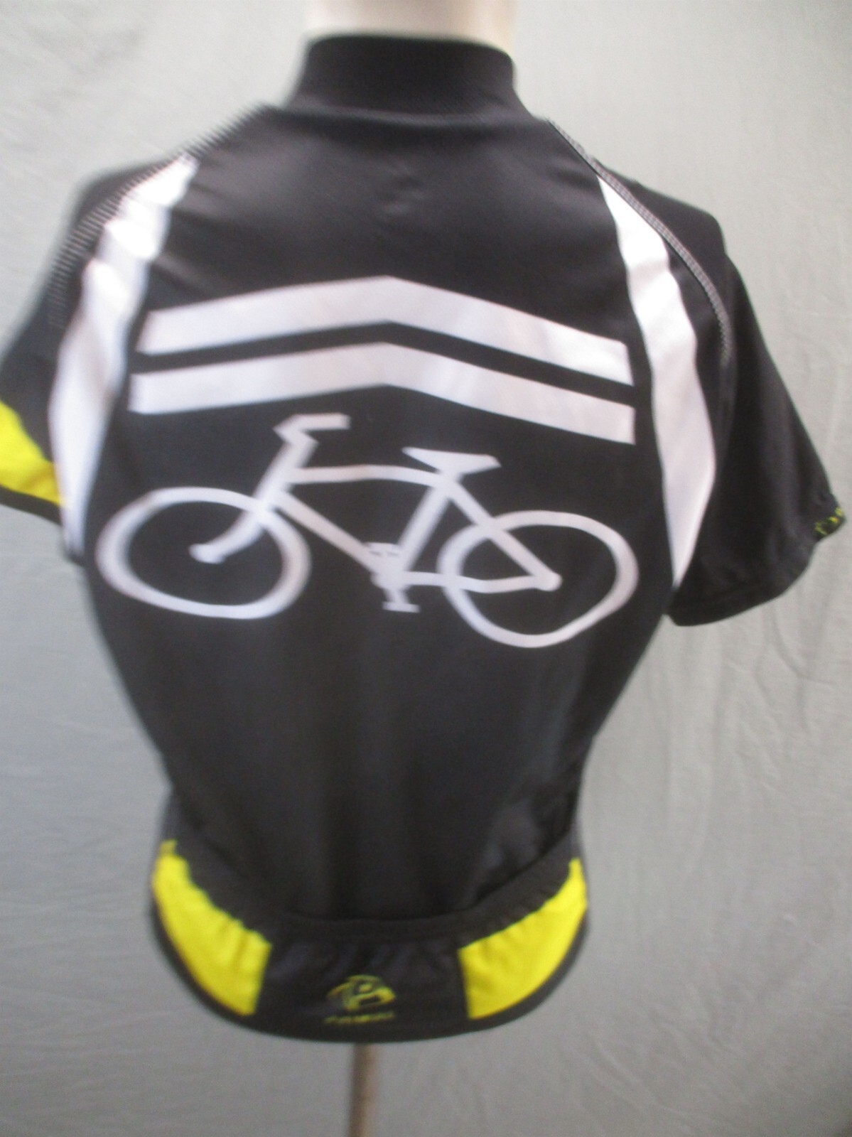 PRIMAL Size S Men Pocket Elastic Waist High Neck Short Sleeve Cycling Jersey 617