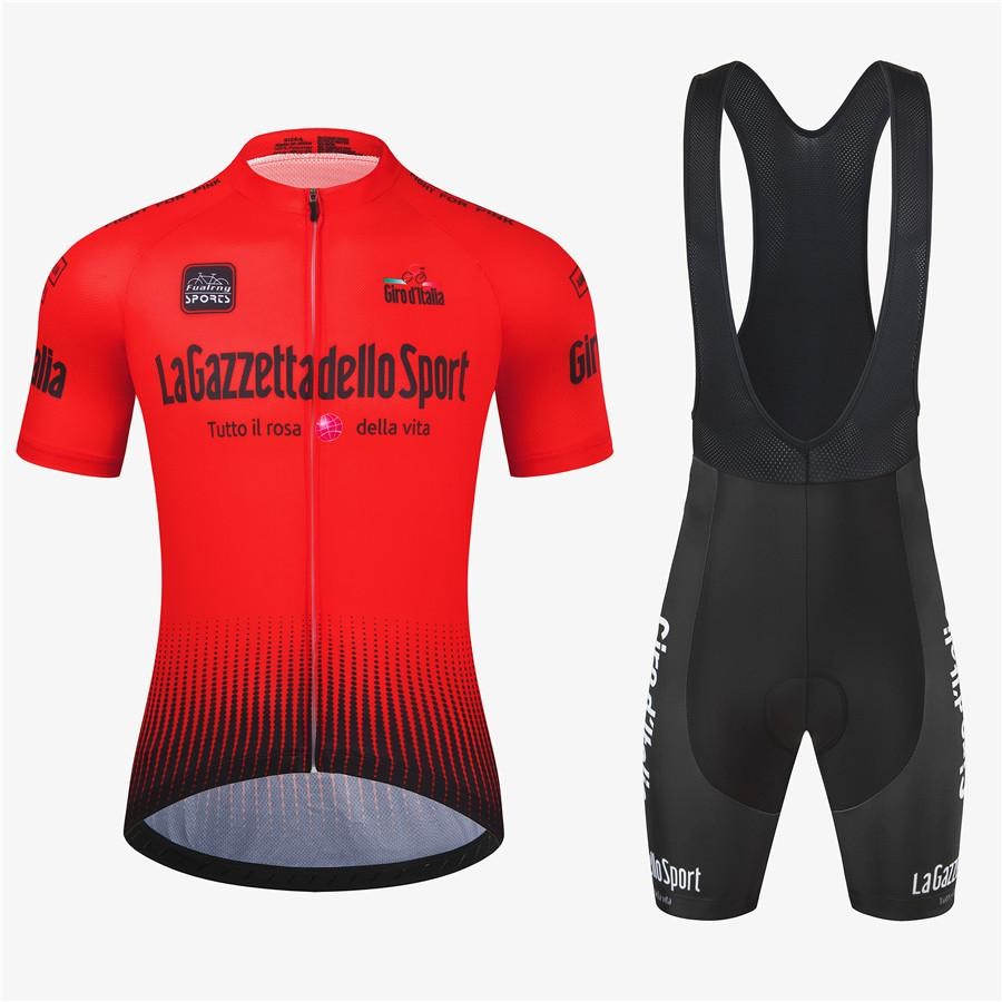 Tour Of Italy Cycling Jersey Set Summer Road Bike MTB Short Sleeve Sport Wear