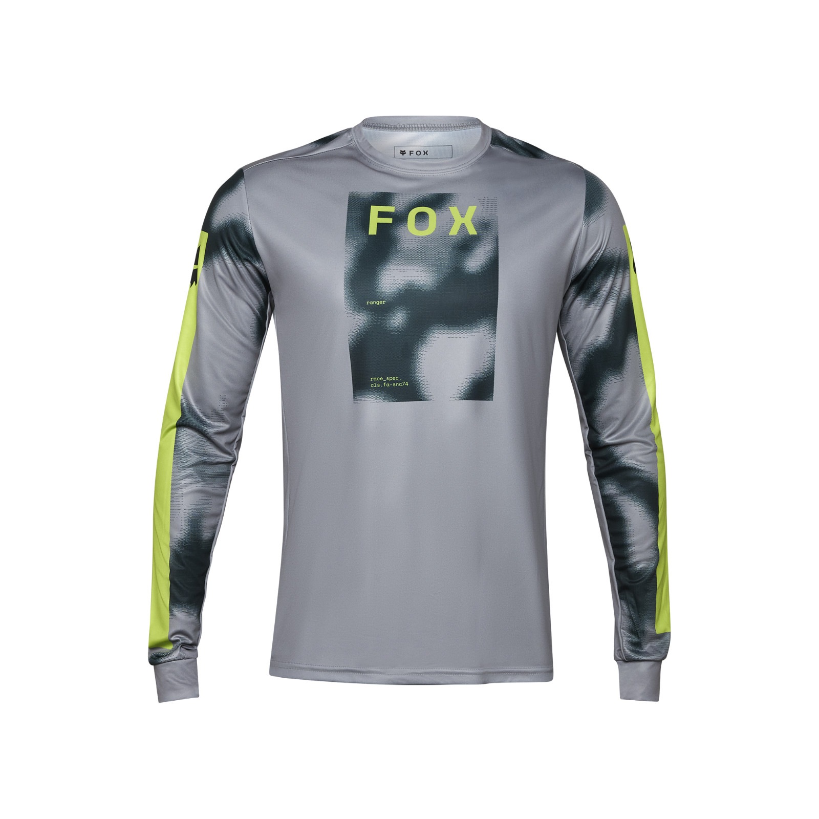 Fox Racing Ranger Long Sleeve Jersey MTB Cycling Taunt Steel Grey Large