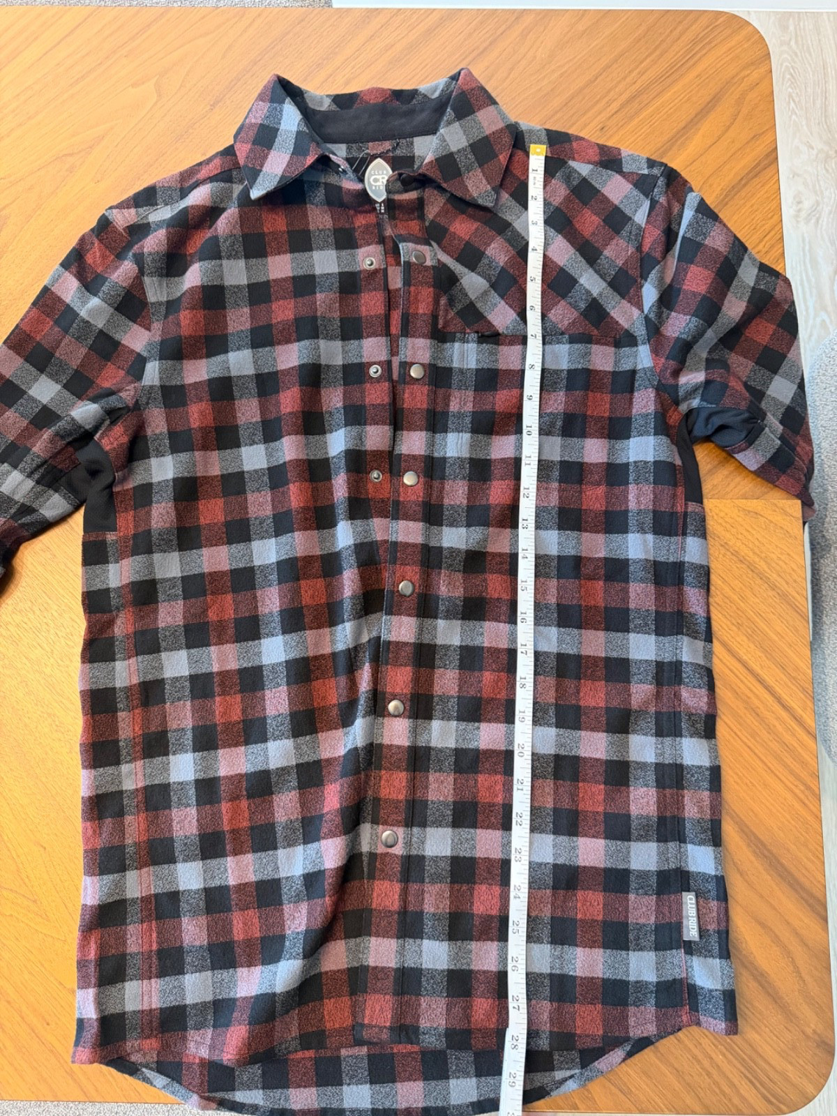 Club Ride Shaka Flannel Shirt, small, never worn, w/ tags