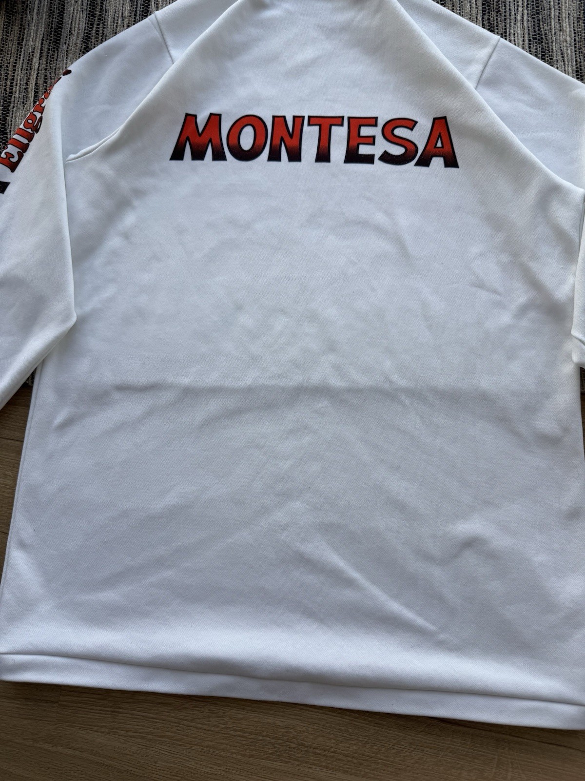 VINTAGE RACING LONG SLEEVE MICHELIN ELLGREN MONTESA RENTHAL 90s RARE Sz M-L