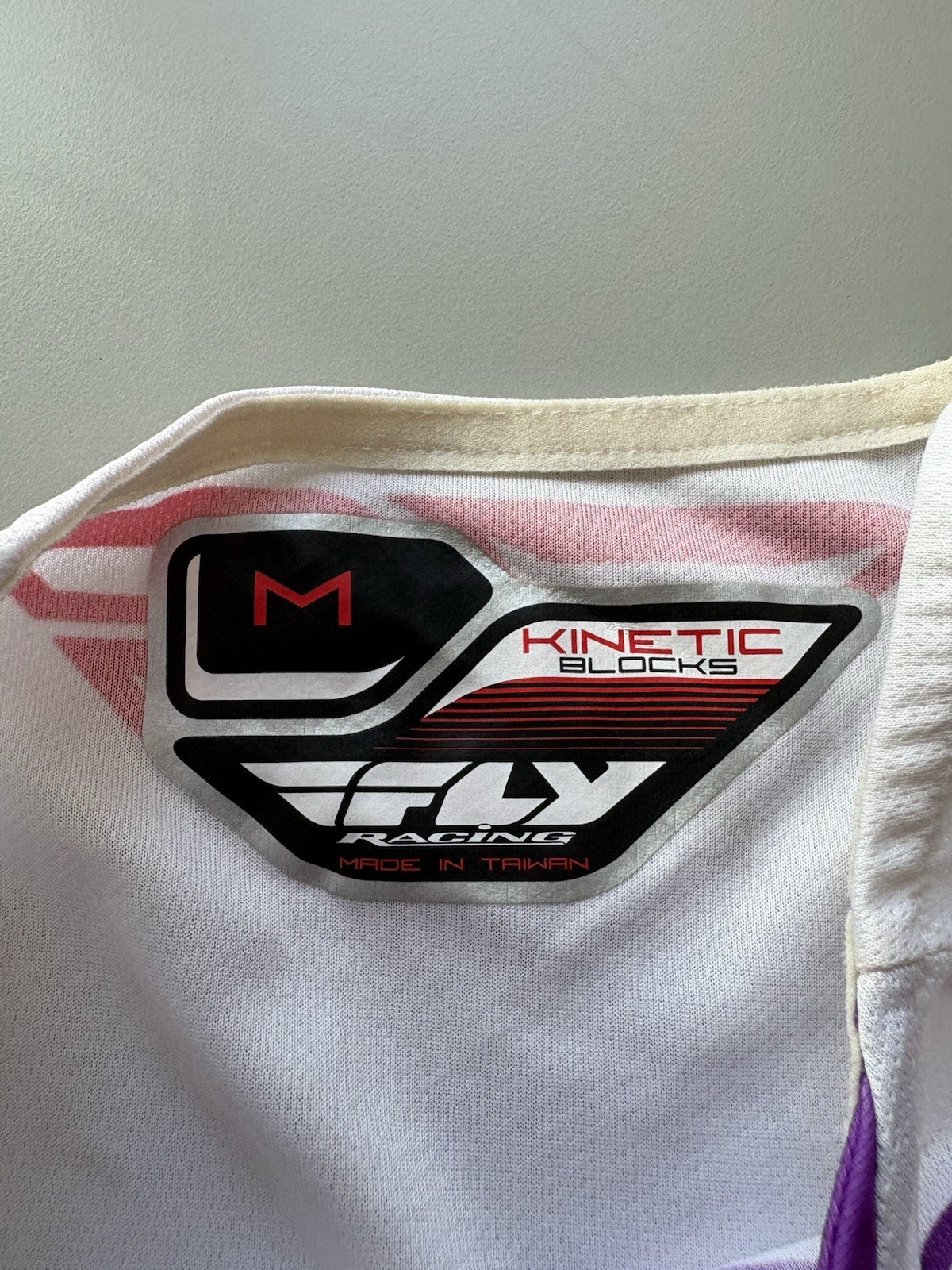 Fly Racing Kinetic Blocks Racing Long Sleeve Jersey Men’s Size Medium