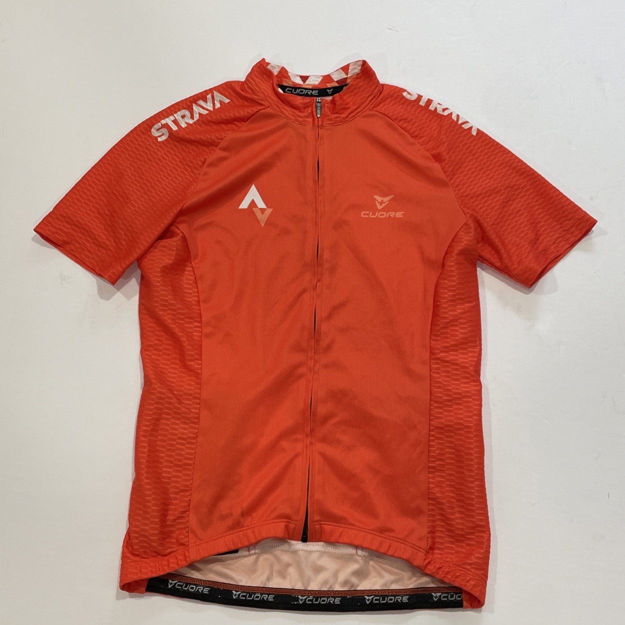 very rare Strava cycling jersey by Cuore of Switzerland Size Small Kudos