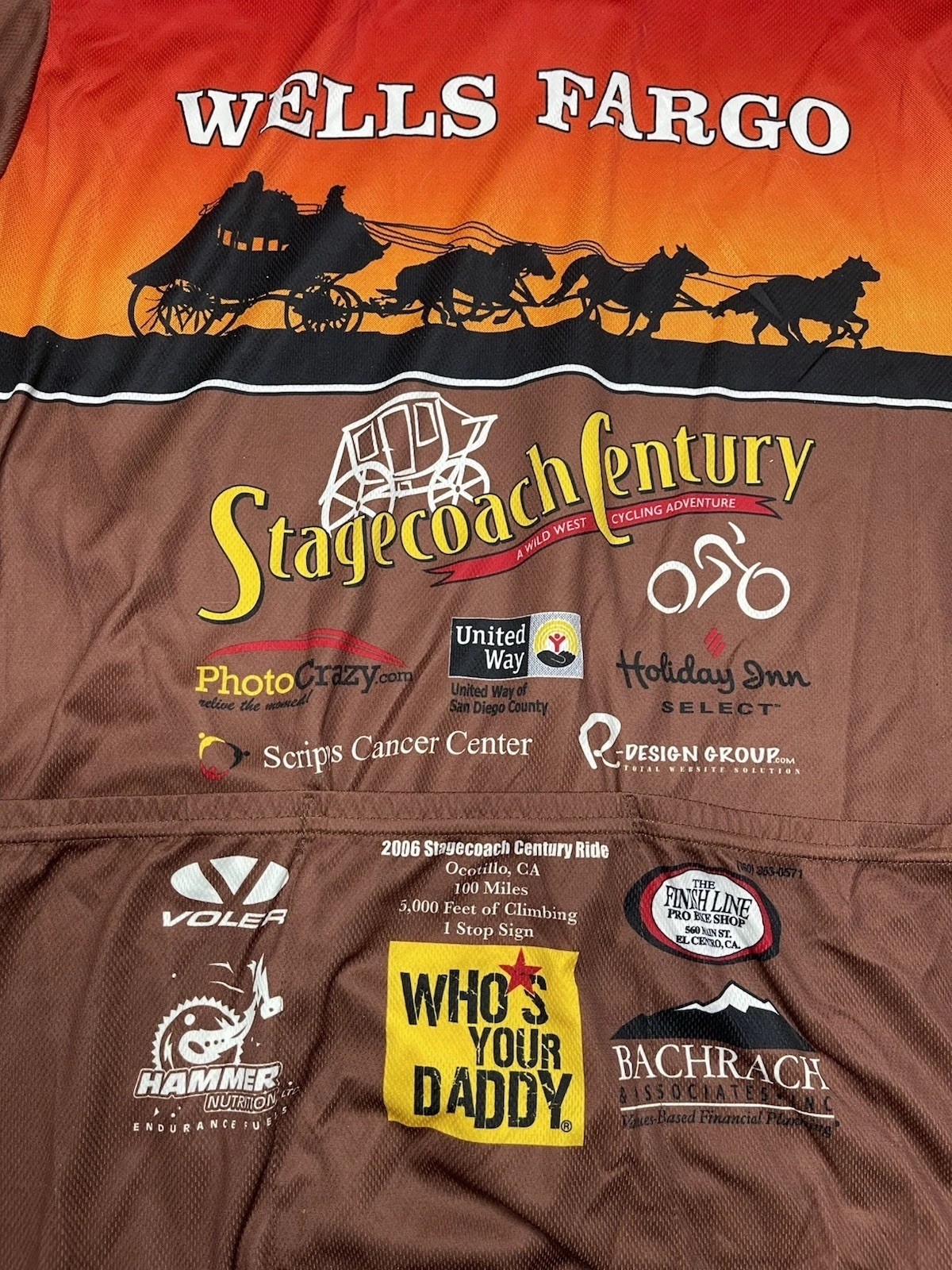 Men Voler Wells Fargo Multi Color Short Sleeve Full Zipper Red Brown Yellow XXL