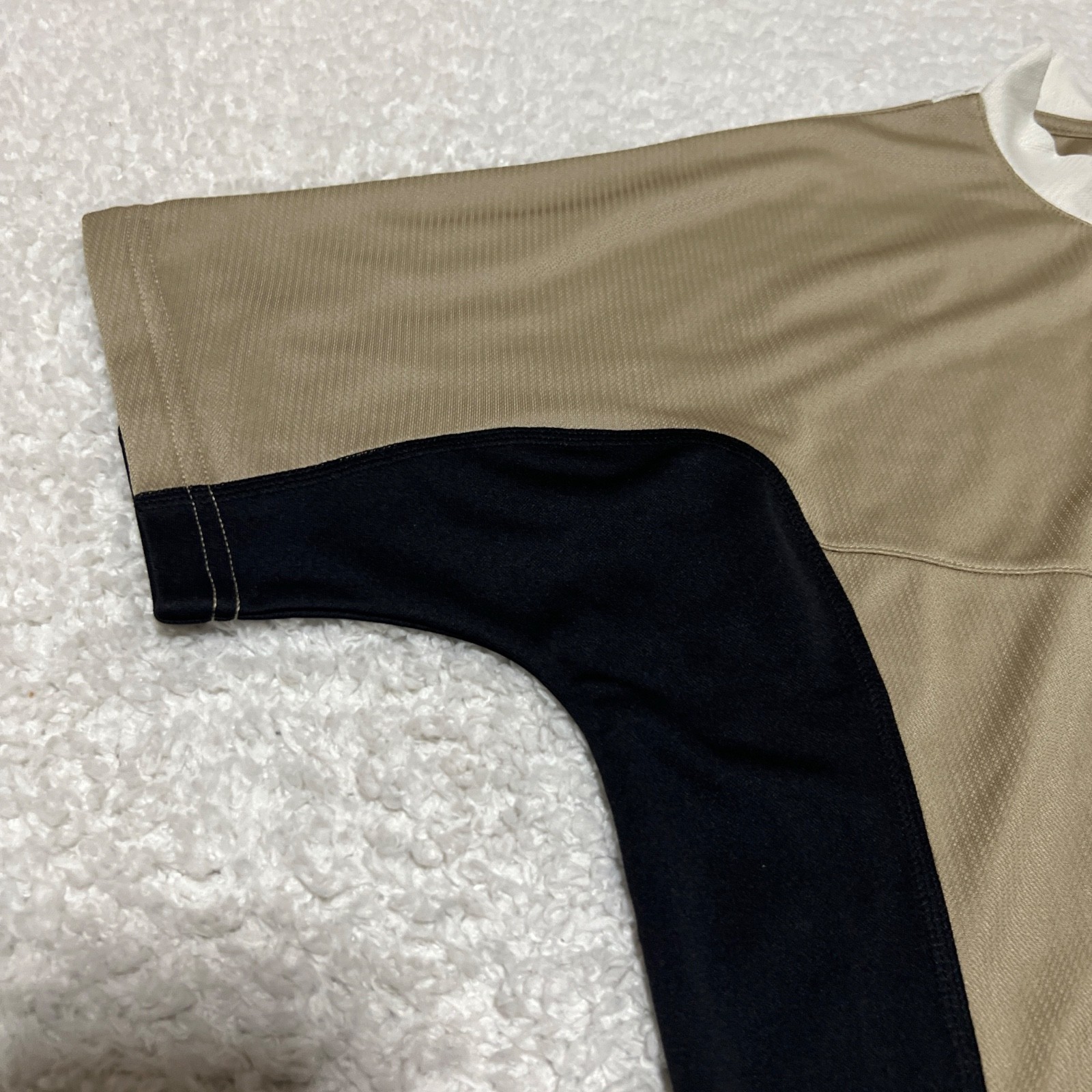 Vintage Oakley Software Cycling Jersey Mens Large Tan Half Zip Pullover Bike