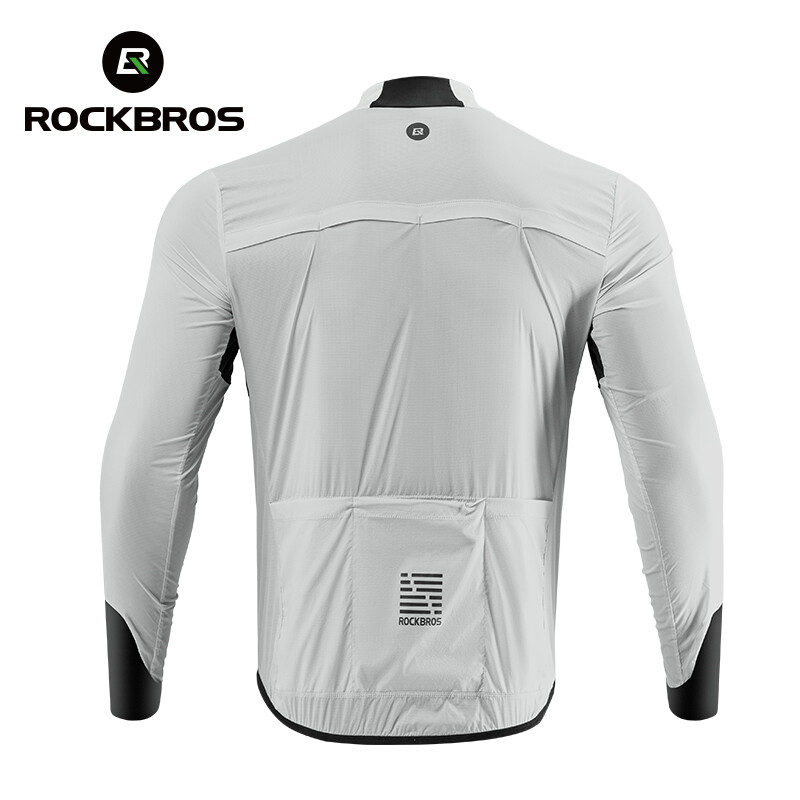 ROCKBROS Cycling WindCoat Jacket Jersey LongSleeves Breathable Windproof Unisex