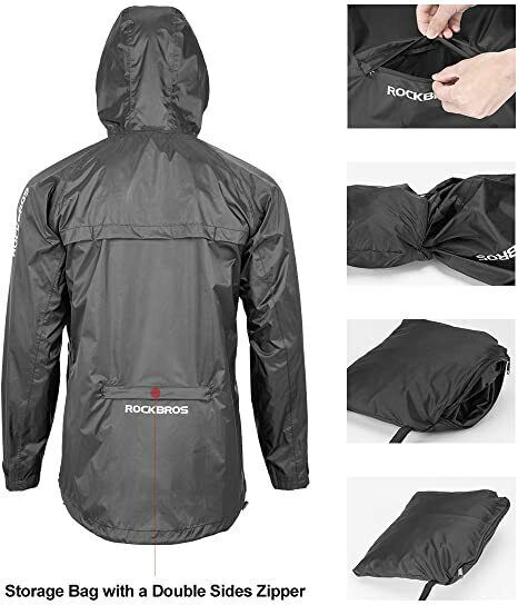 ROCKBROS Cycling Jacket Sets Bike Raincoat Rain Pant Waterproof Jersey Pant Suit