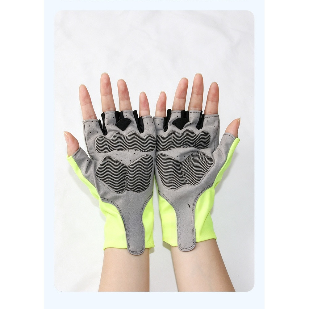 Debris Prevention For Summer Cycling Cycling Gloves Reinforced Palm Padding