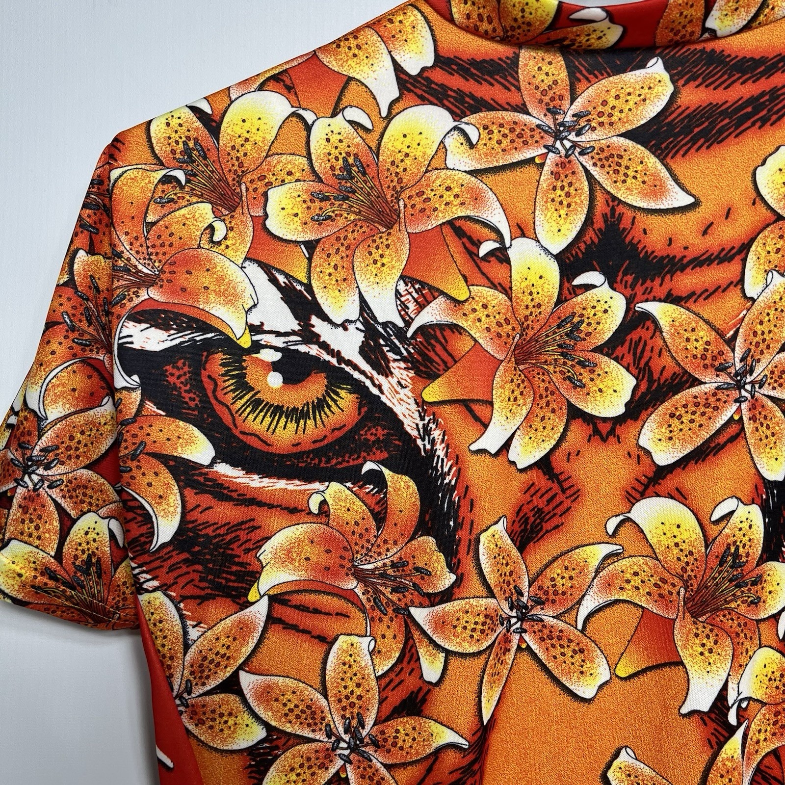 Primal Wear Cycling Jersey Women’s Medium Tiger Lily AOP 100% Coolmax DK700X