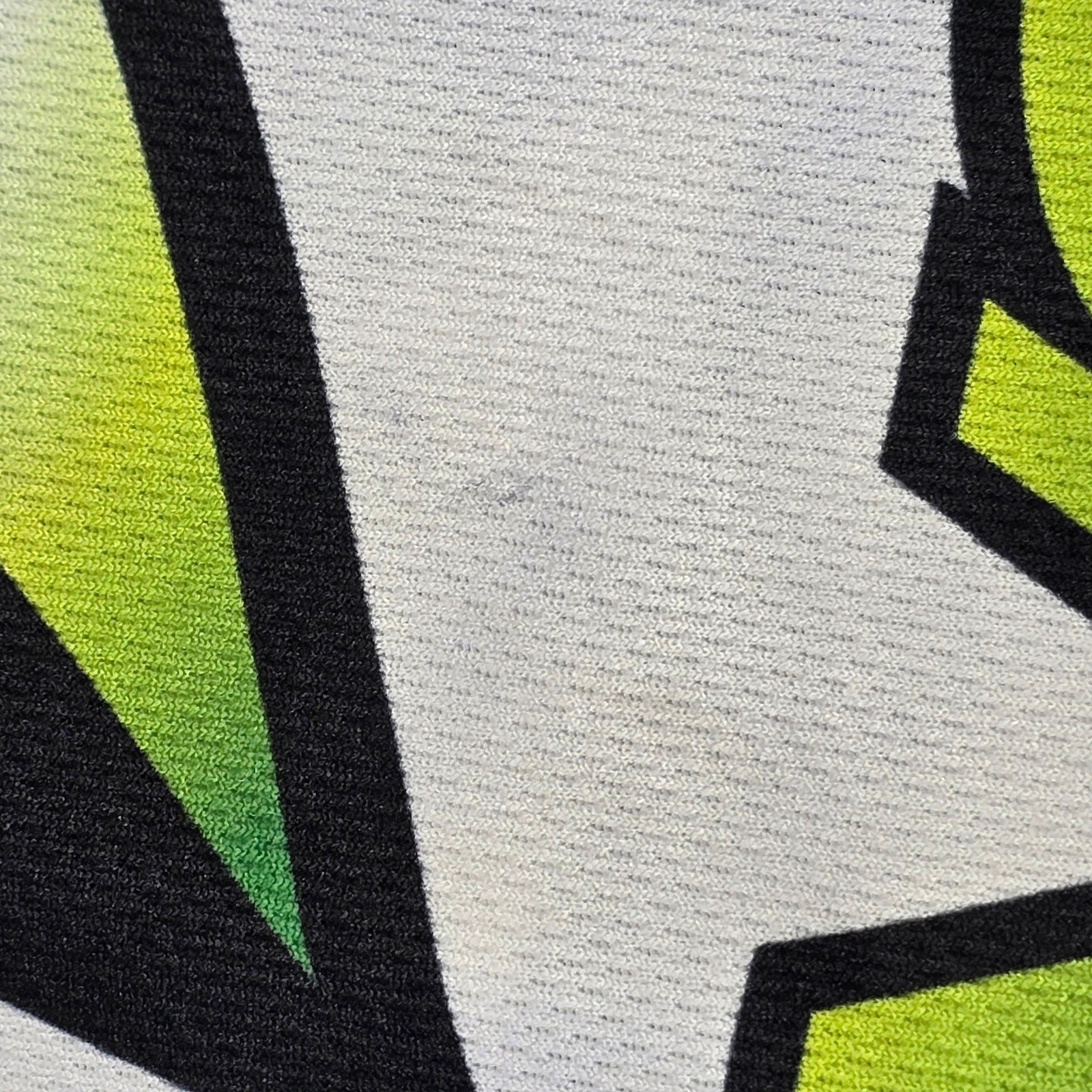 Evolve Bicycle White Green Cycling Shirt Club Cut Short Sleeve Full Zip Mens XXL