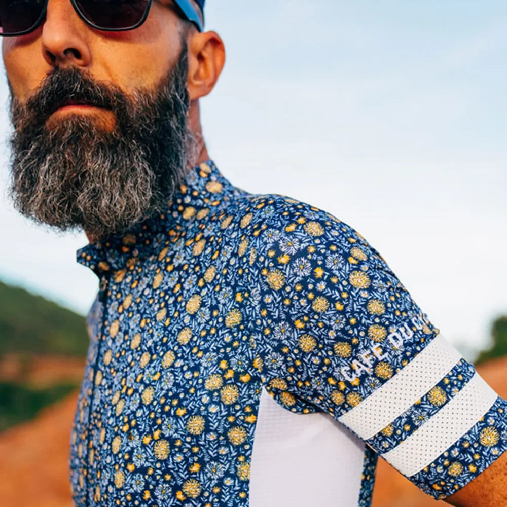 Cafe Cycliste 2025 Men‘S Summer Short Sleeve Cycling Jersey Bicycle Road MTB Bik