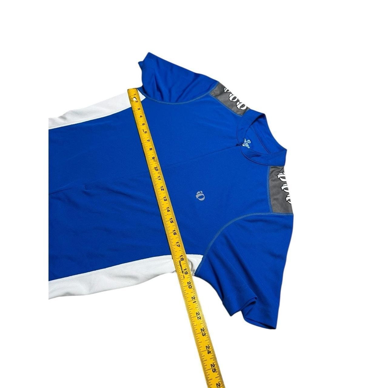 Pearl Izumi Cycling Jersey Men Medium Blue SELECT Series Short Sleeve 0706