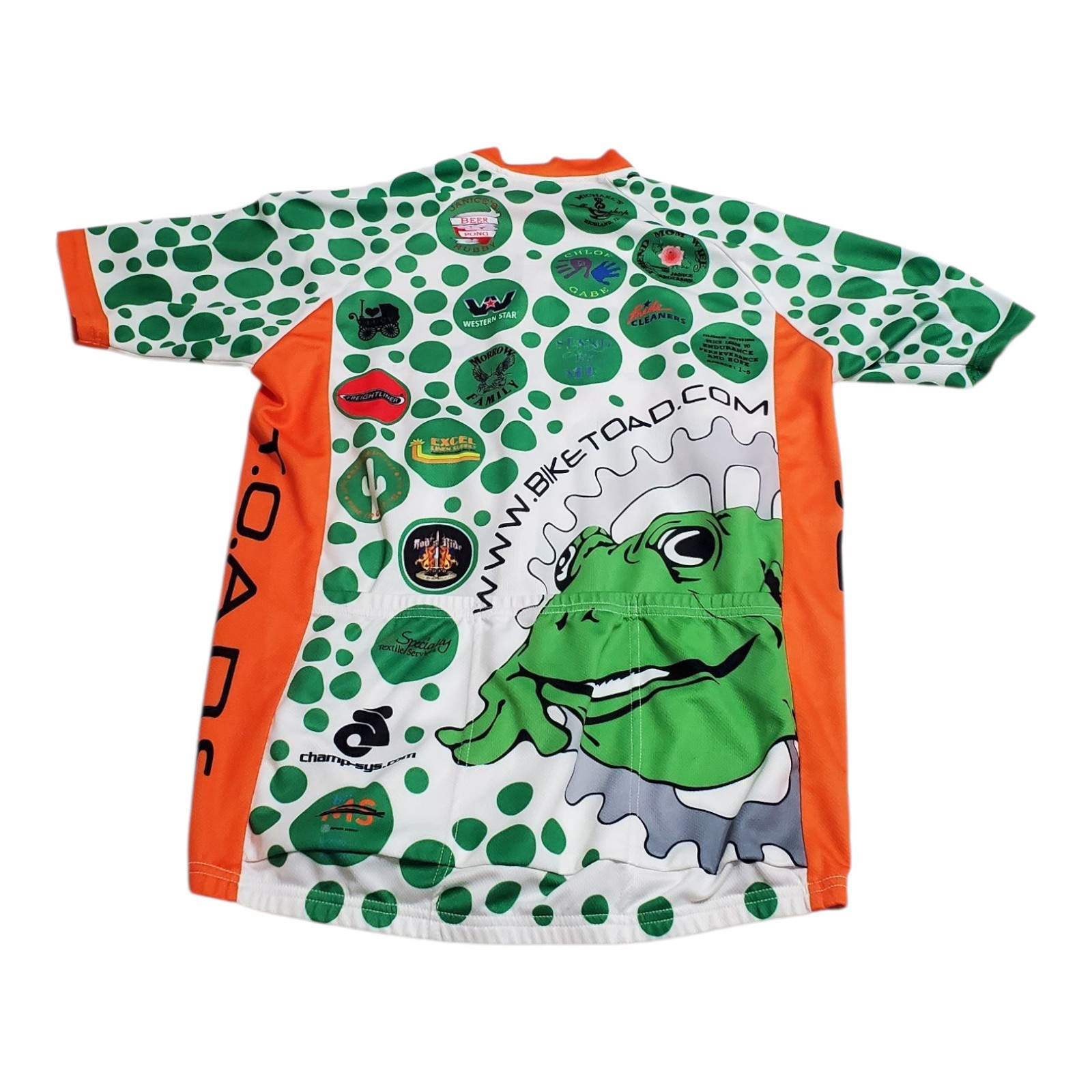 Champion System Men’s Club Cut Cycling Jersey Large L Hairy Toad Cycling