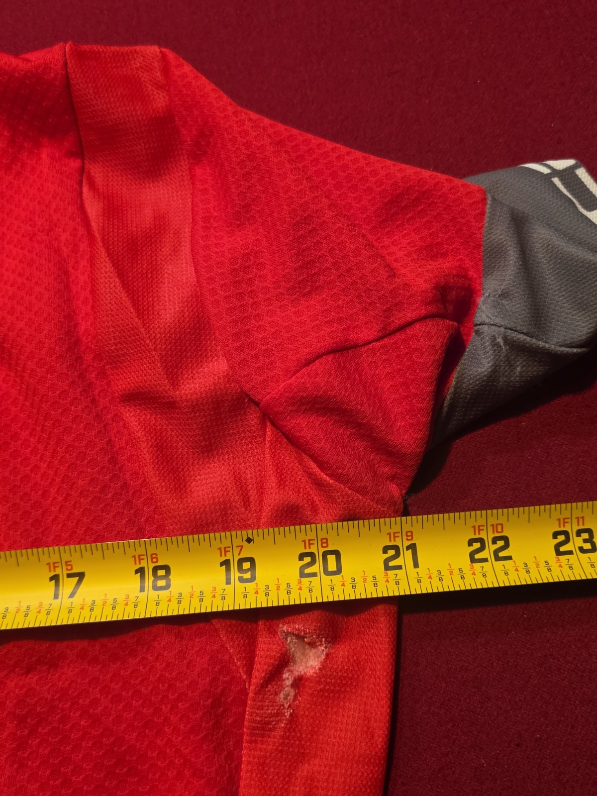 Castelli Cycling Jersey Rossi Corsa Mens L Zip Short Sleeve Red Triple Pockets