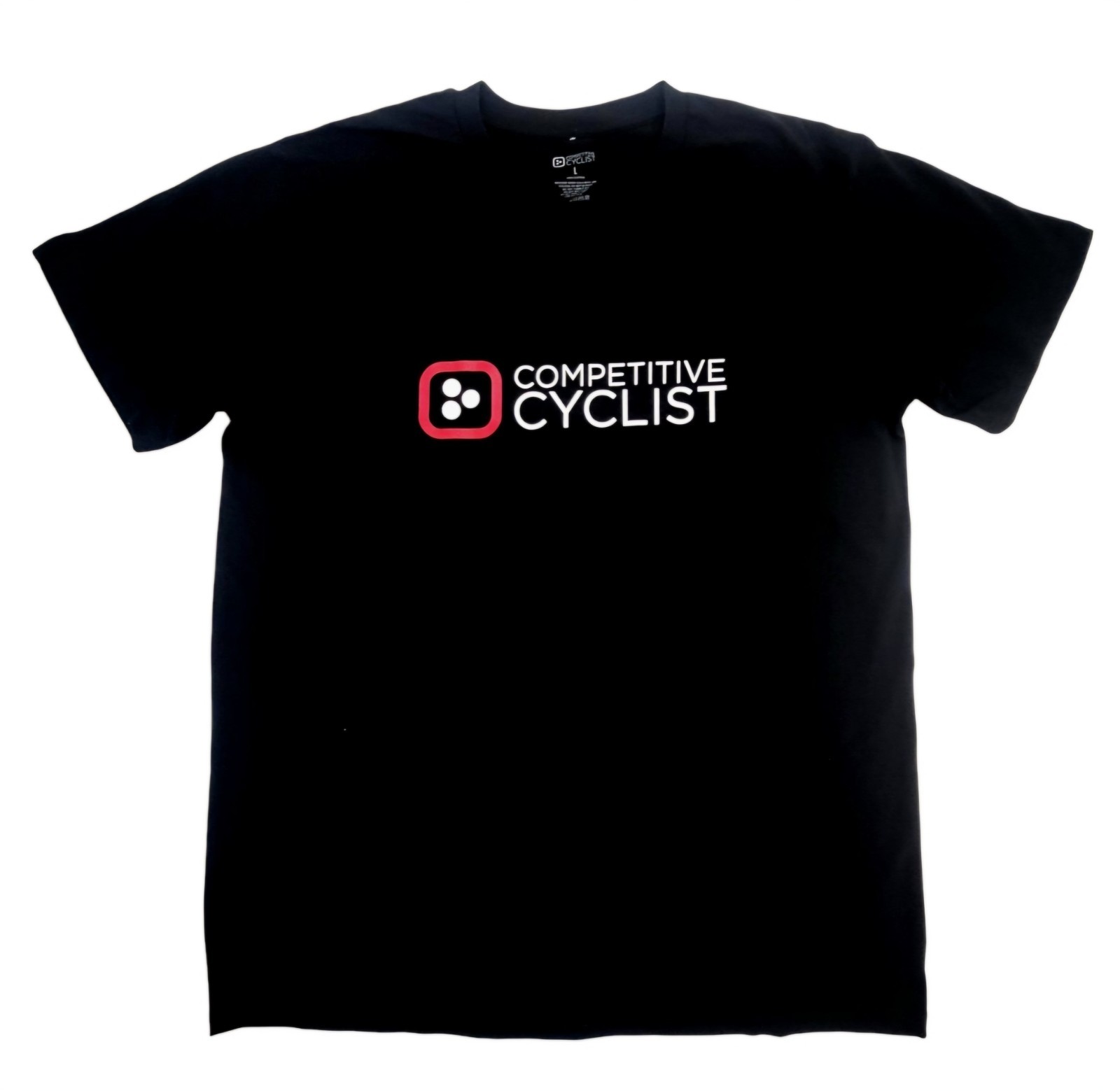 Competitive Cyclist T-Shirt Size Large Black Mountain Bike, Road Biking, Cycling