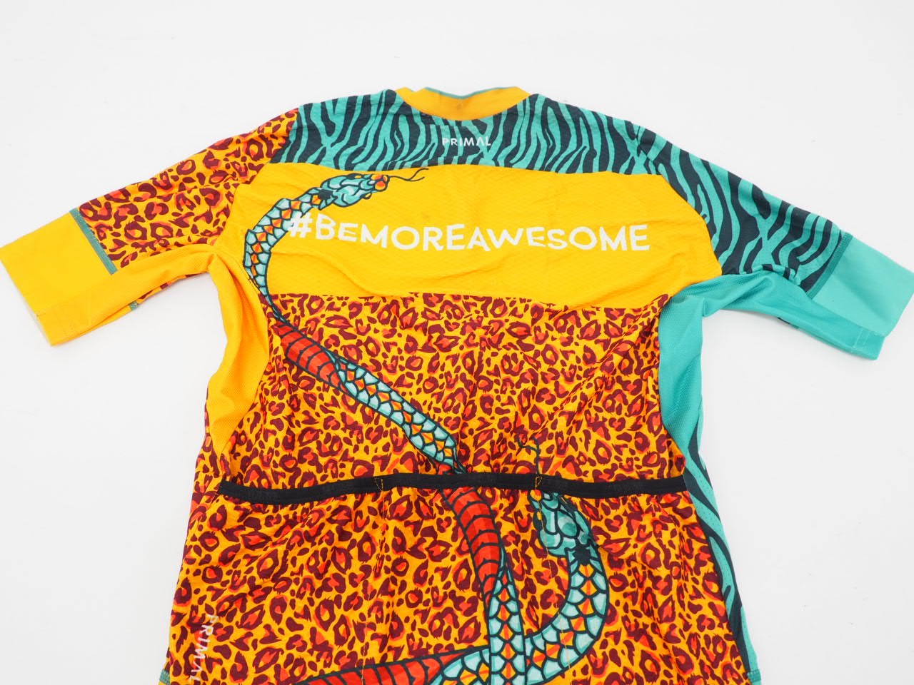 Primal Women’s Equinox Cycling Jersey Size Small Yellow/Green #bemoreawesome