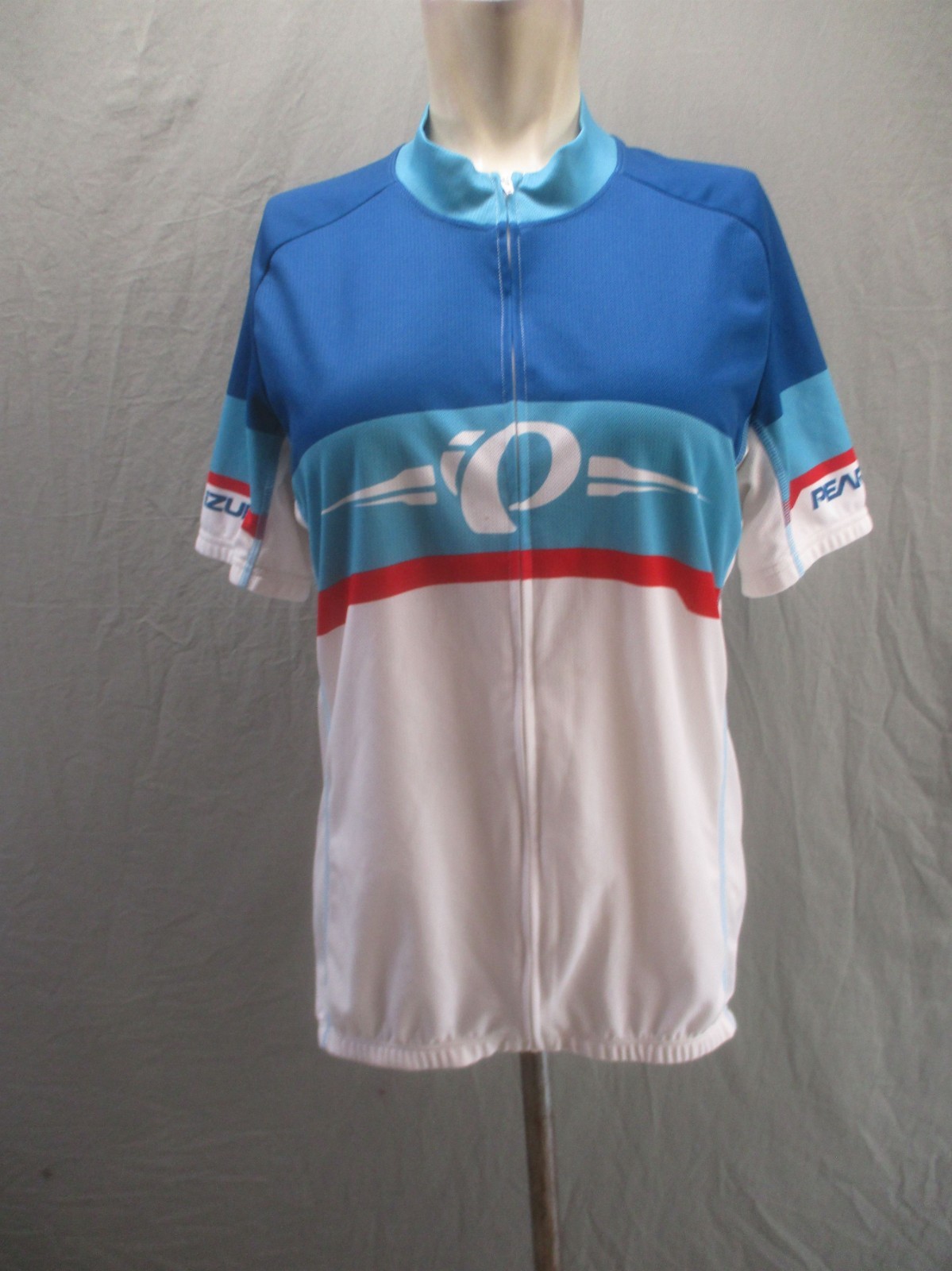 PEARL IZUMI Size L Mens Short Sleeve Full Zip Back Pocket Cycling Jersey 913