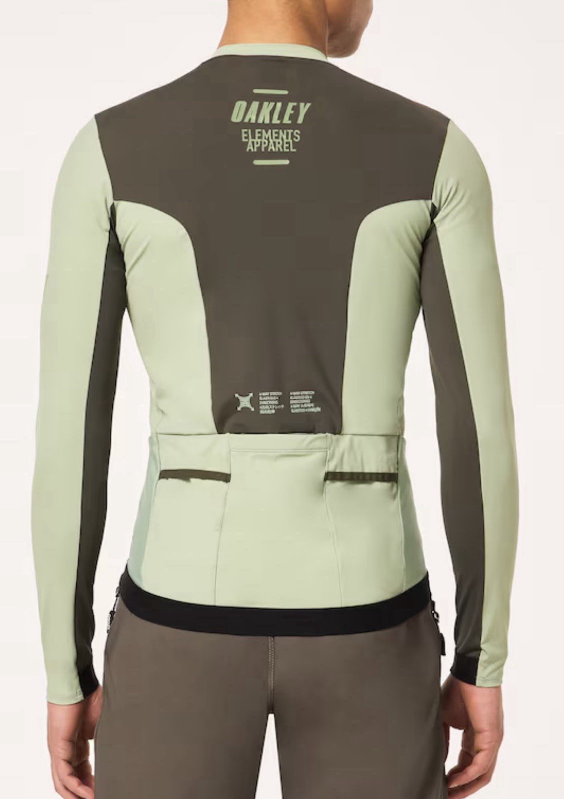 Oakley Elements Point to Point LS Jersey Hydrolix Cycling MTB Men’s Long Sleeve