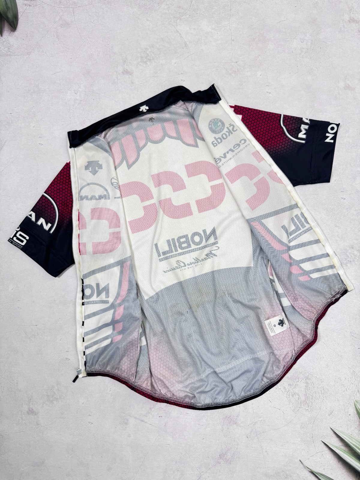 Descente CSC Skoda Man UCI 2006 Nobili Sis Cervelo Cycling Jersey size Small