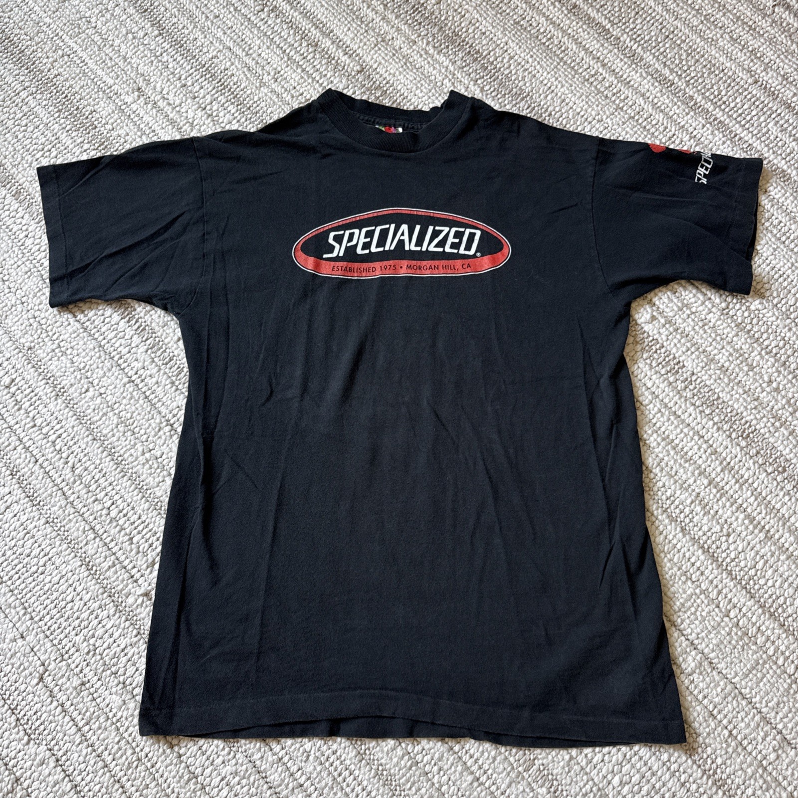 SPECIALIZED MTB Vintage T Shirt. Mens Size L Vtg Single Stitch! EMTB Cycling Tee
