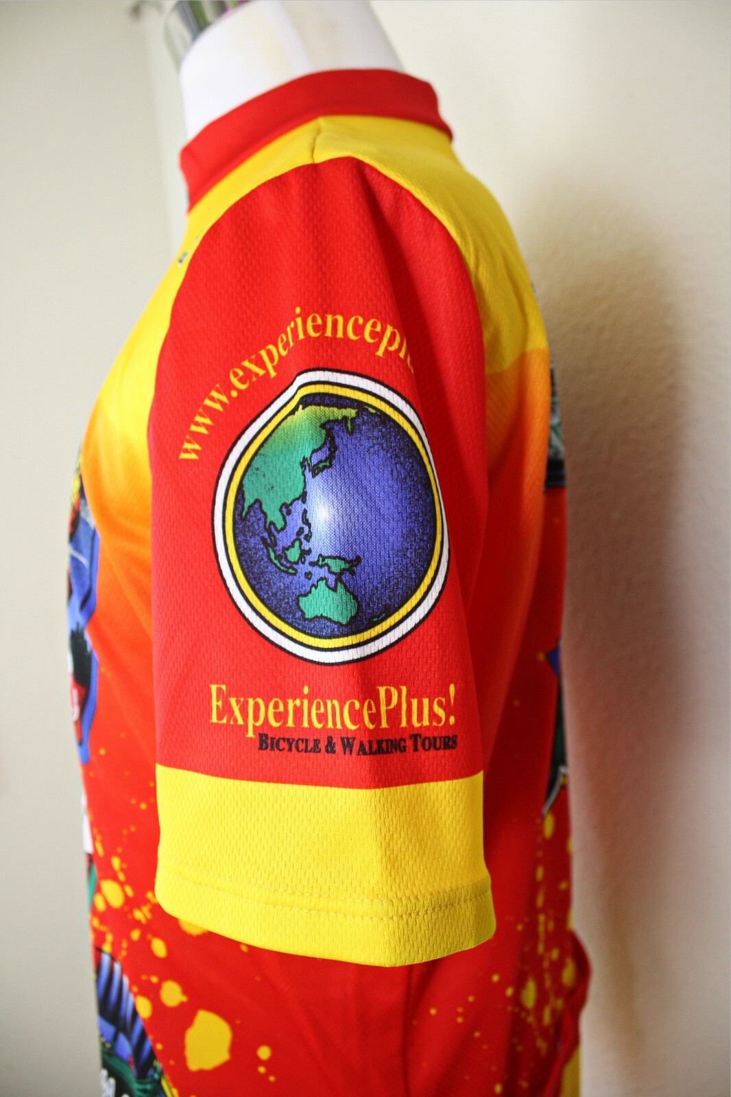 GIESSEGI Bicycle Cycling Jersey Sz. 7 (XXL) Multicolor Countries’ Patches #02