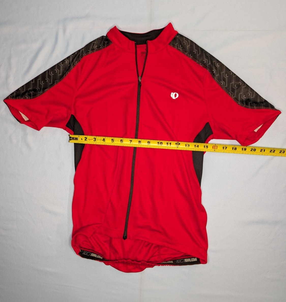 Pearl Izumi Cycling Jersey Select Mens M Red Geometric Short Sleeve