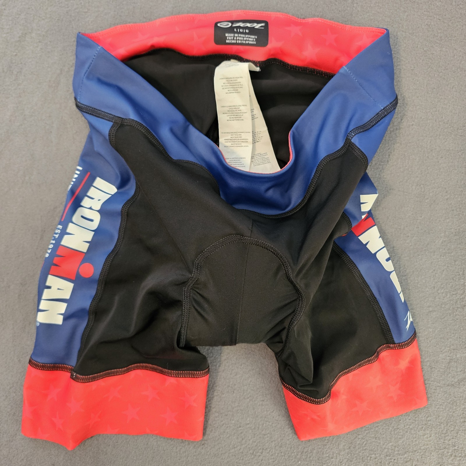 NWOT Zoot Ironman USA Lady’s Zippered Top And Padded Riding Pants Jersey Outfit