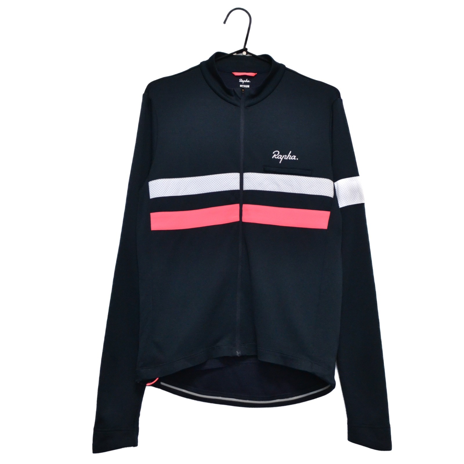Rapha Wool Polyester Brevet Men’s Long Sleeve Cycling Jersey Size M