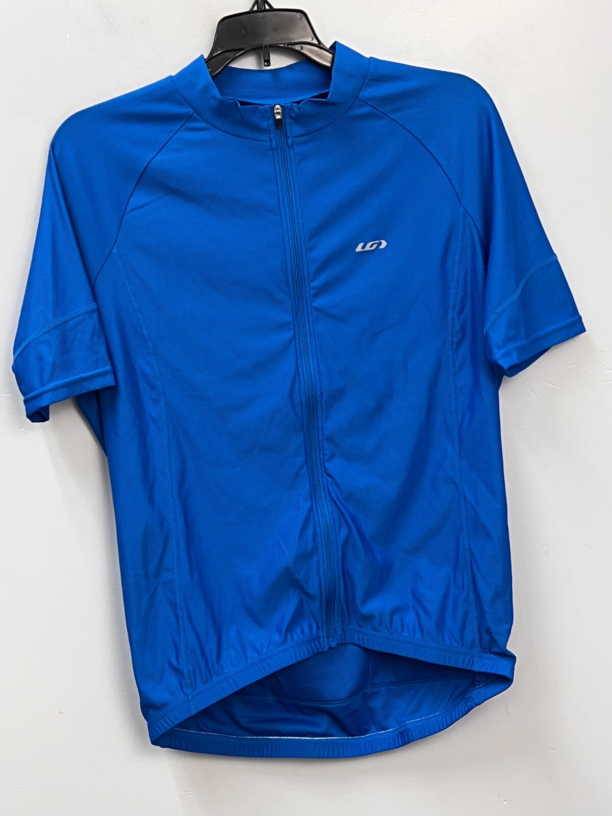 Lewis Garneau Men’s Lightweight Cycling Jersey Full Zip 3 Back Pockets Bicycle