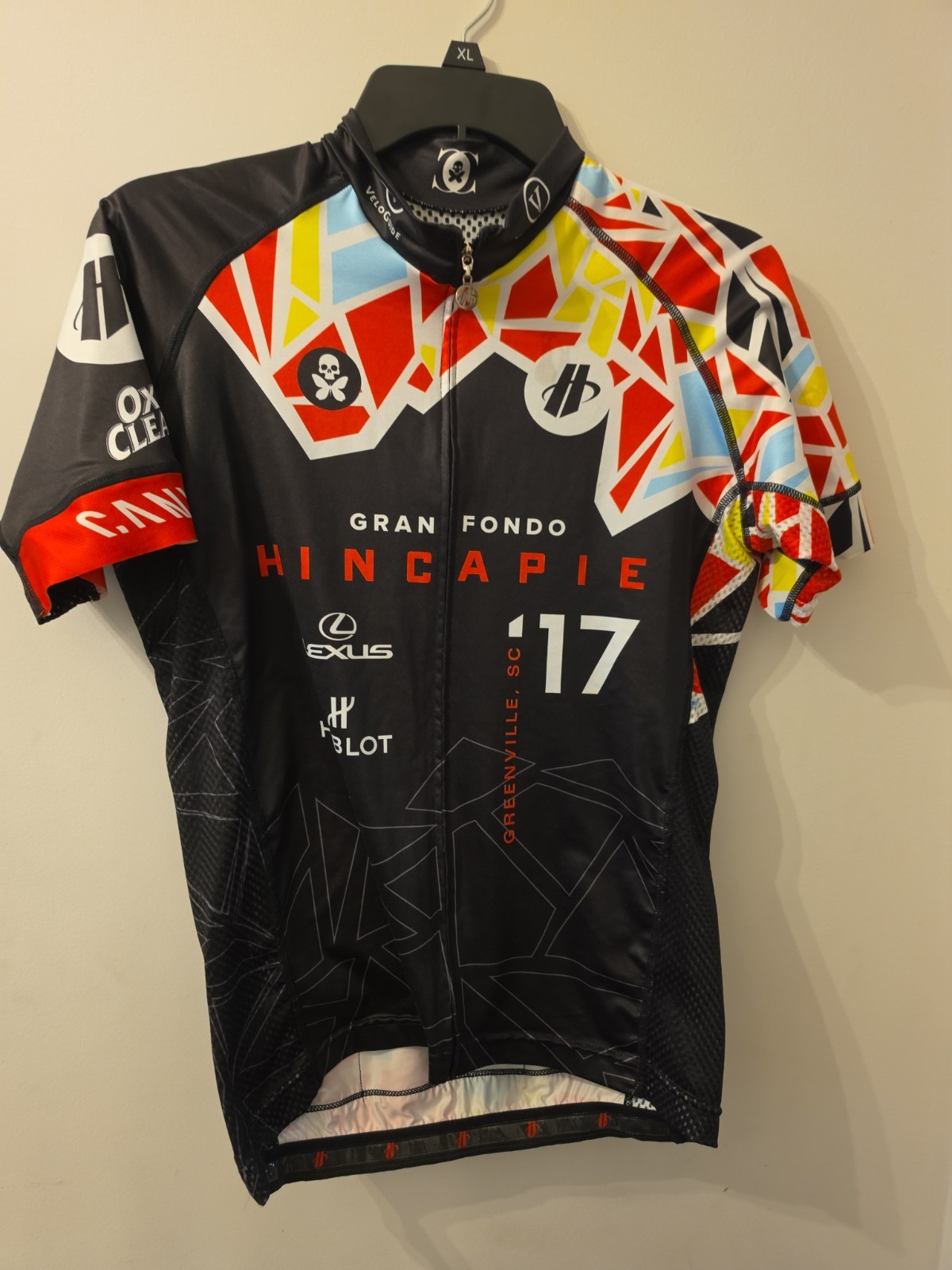 Hincapie Full Zip Short Sleeve Cycling Shirt Size Medium