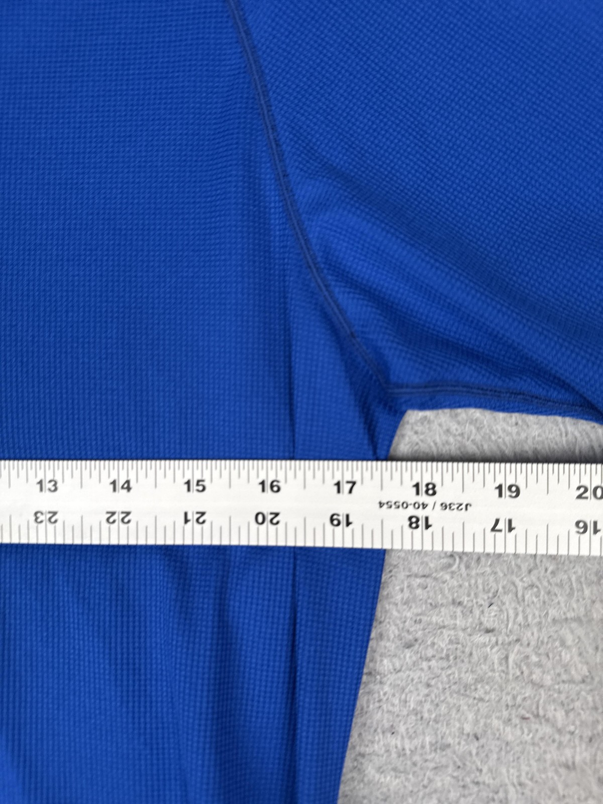Louis Garneau Cycling Jersey Mens Medium Blue Full Zip Reflective Pockets Top