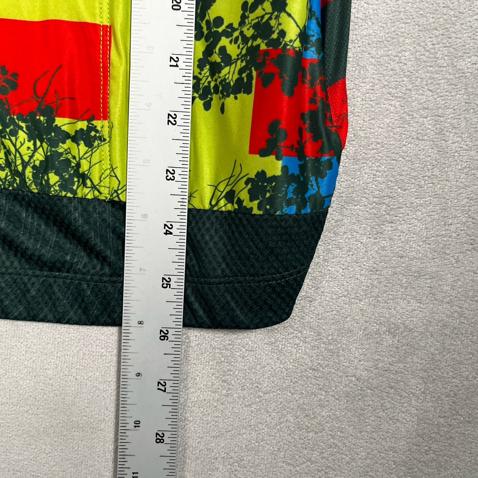 HyperThreads Cycling Bicycle Jersey Men Size L Tree Silhouette Full Zip/Pockets