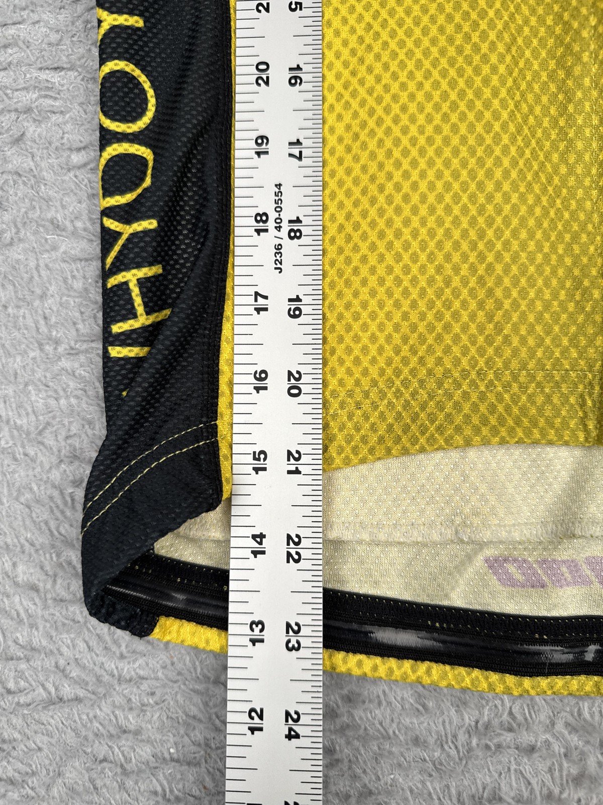 Jakroo FCA Endurance Cycling Jersey Womens Small Yellow Red Christian Bike