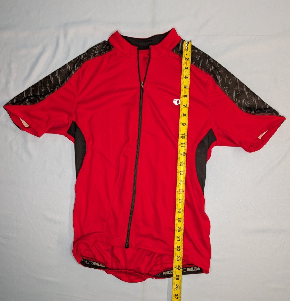 Pearl Izumi Cycling Jersey Select Mens M Red Geometric Short Sleeve