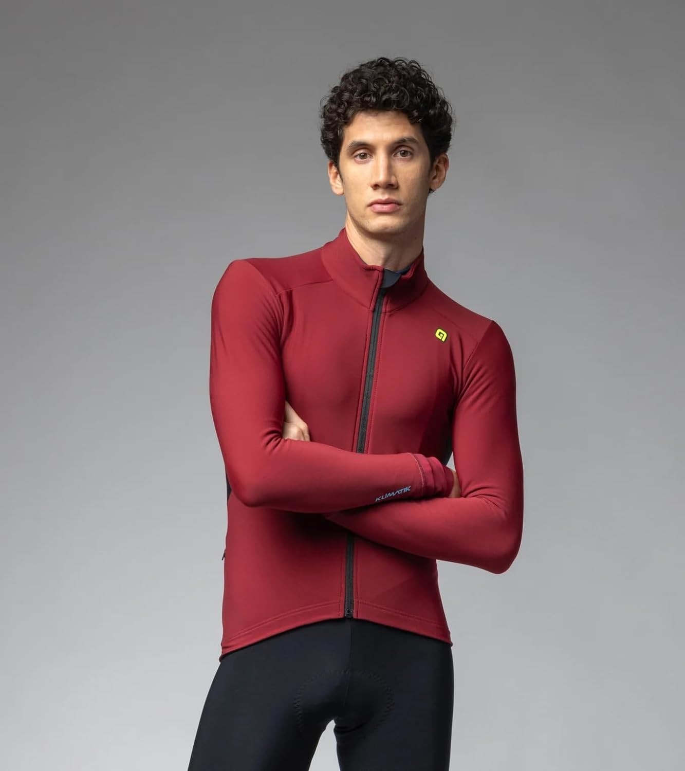 Alé Cycling Men’s Klimatik K-idro Water Repellent Long Sleeve Jersey (Pack of 1)