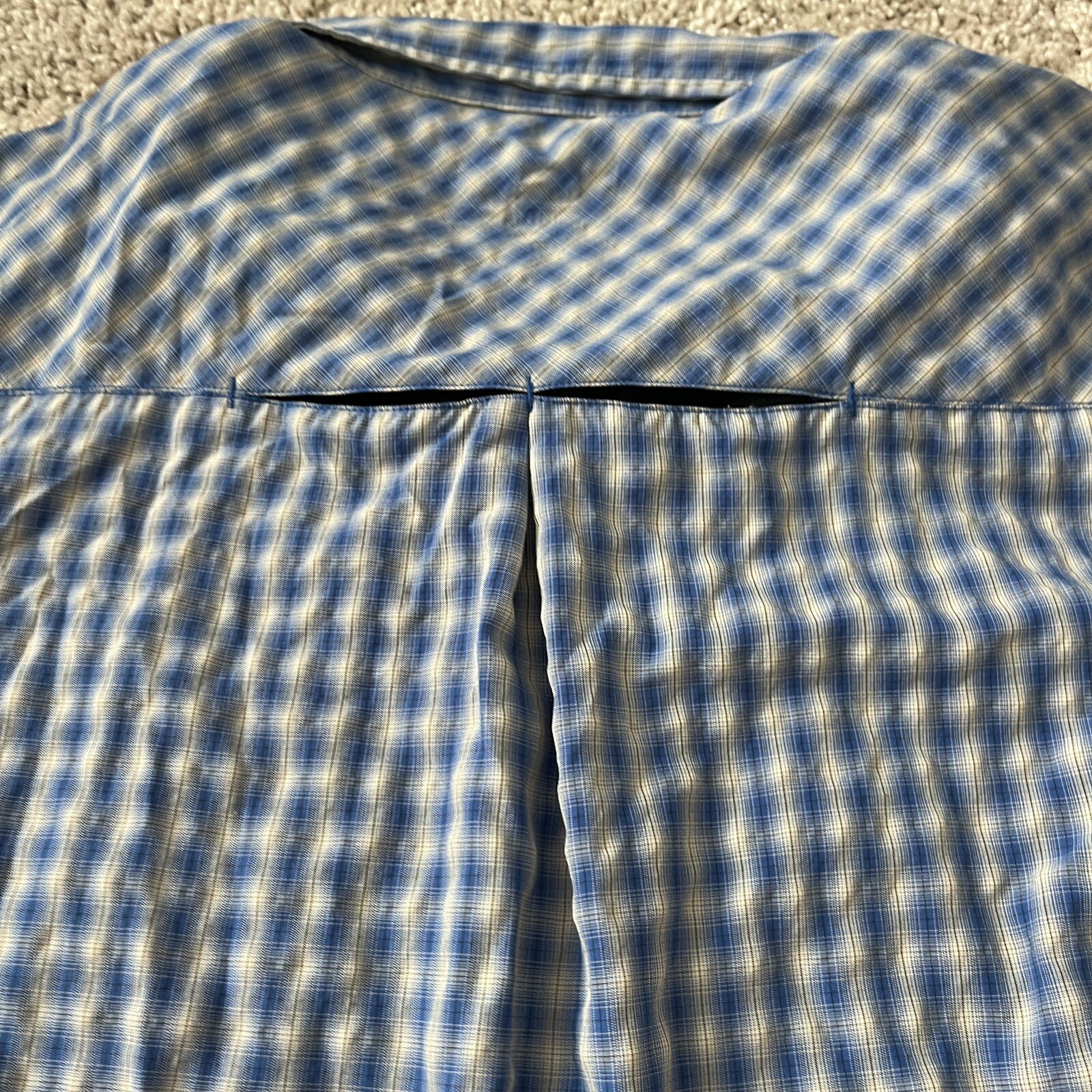 ZOIC Bike Short Sleeve Shirt Checked Size M Vented