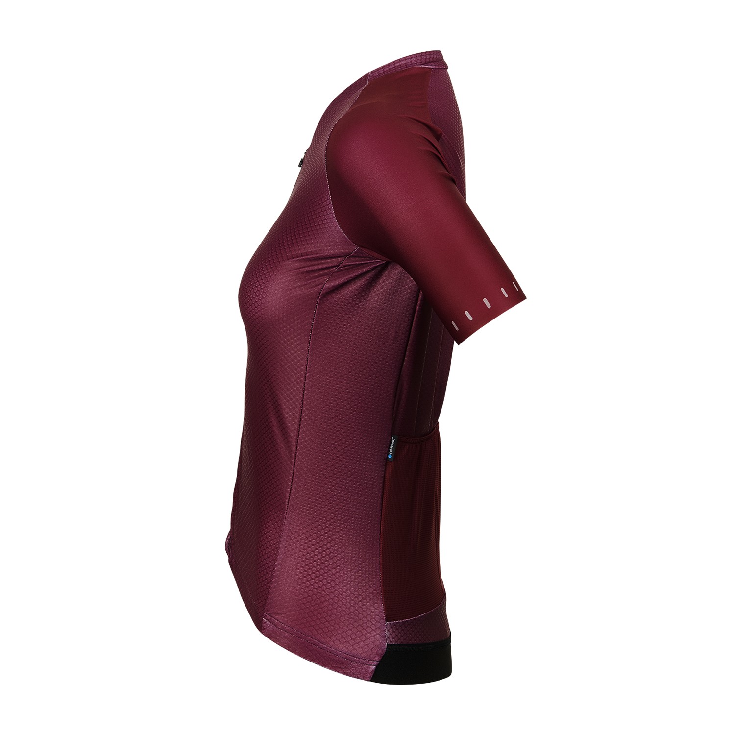 BIORACER icon cold black fietshirt front women’s burgundy mat XL single unit